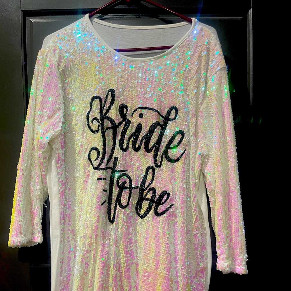 Bride to be t-shirt dress!